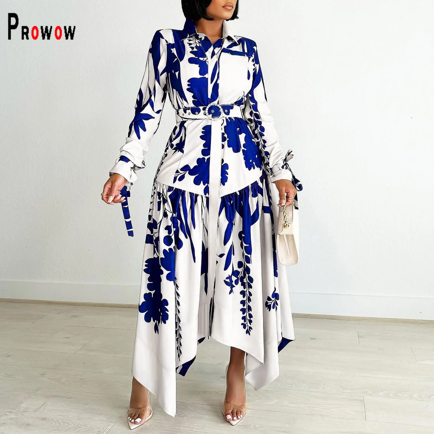 Prowow женское платье из полиэстера и спандекса