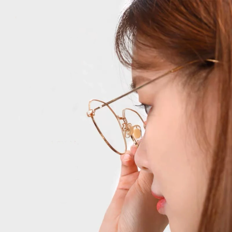 Мягкие накладки для носа из ЭВА Нескользящие клейкие губки очков поглощающие пот