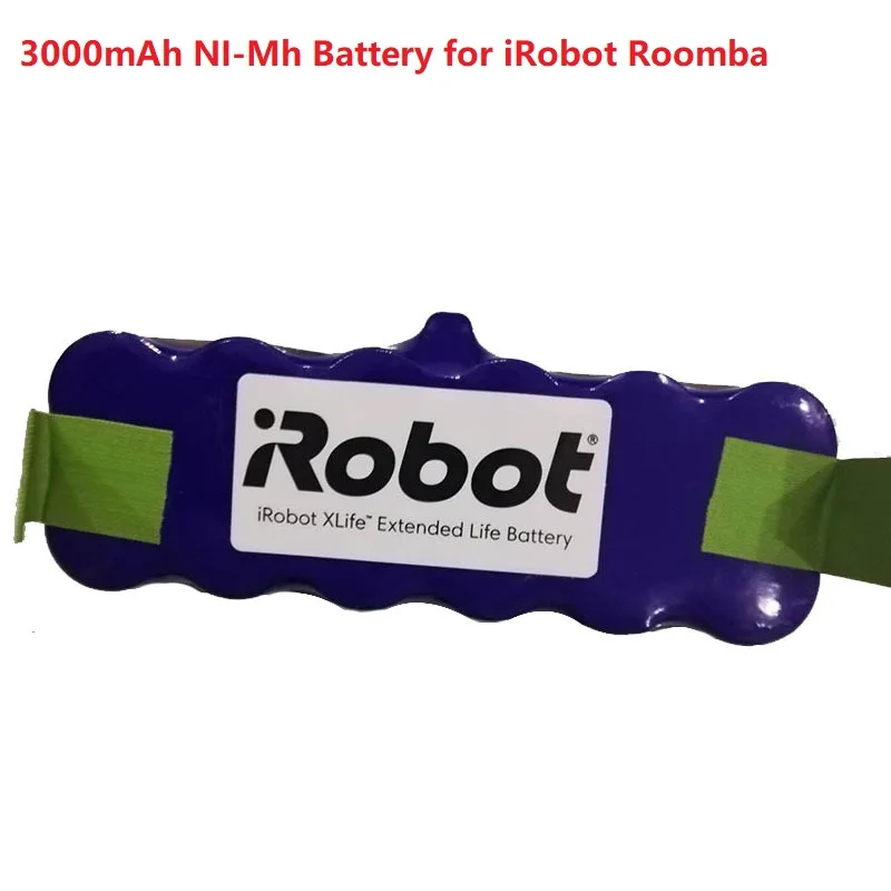 Replacement 14.4V 3000mAh NI-Mh Battery for iRobot Roomba 500 600 700 800 Series 555 560 580 620 630 650 760 770 780 790 870 880