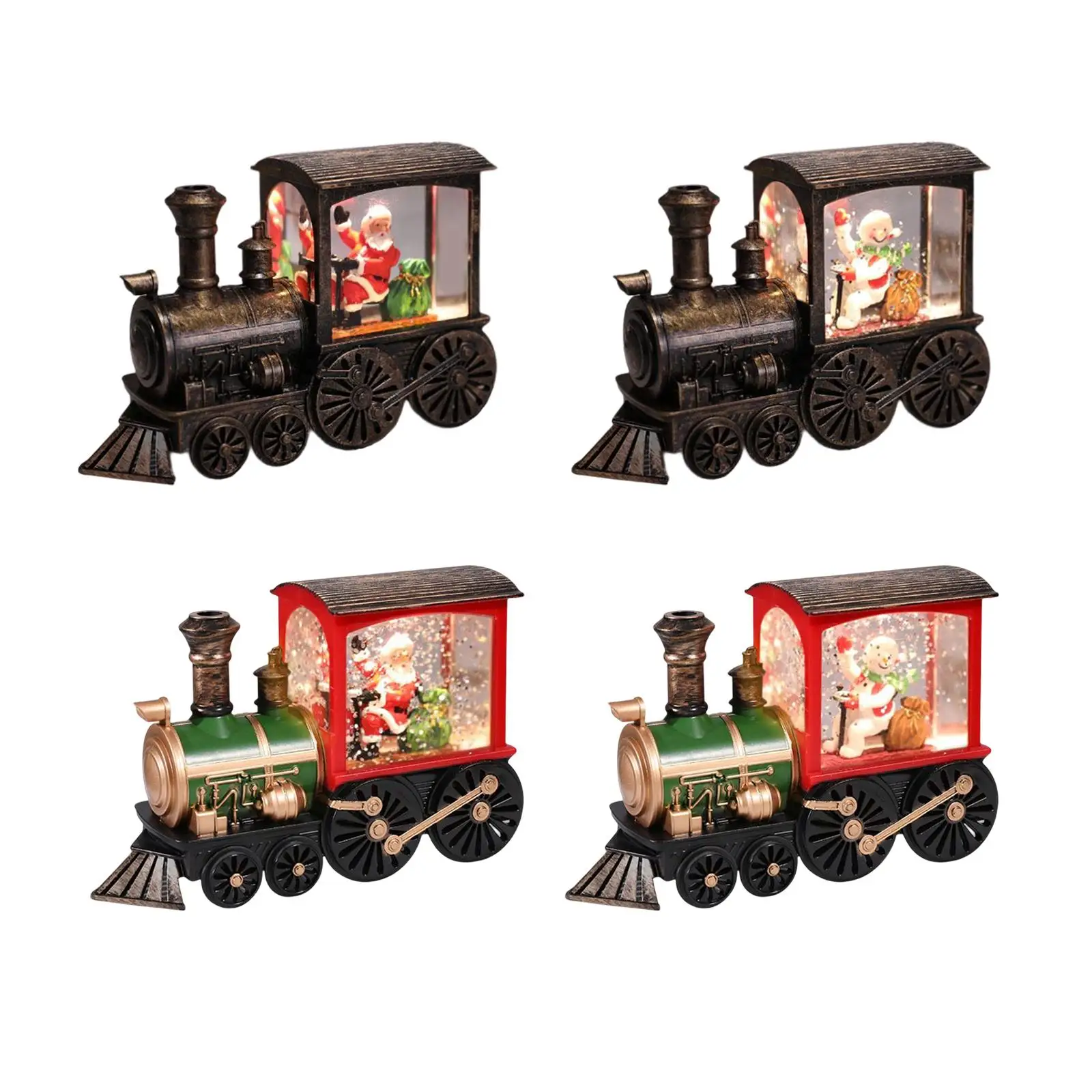 

Christmas Lantern Train New Year Decorations Scene Table Centerpiece for Bookshelves Parents Bedroom Wife Fireplace Mantel