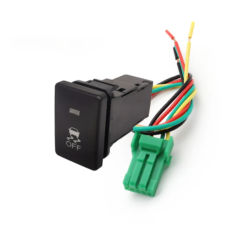 

Автомобильная оранжевая светодиодная лампа, противоскользящая кнопка выключения питания для Toyota Camry Prius Corolla PRADO