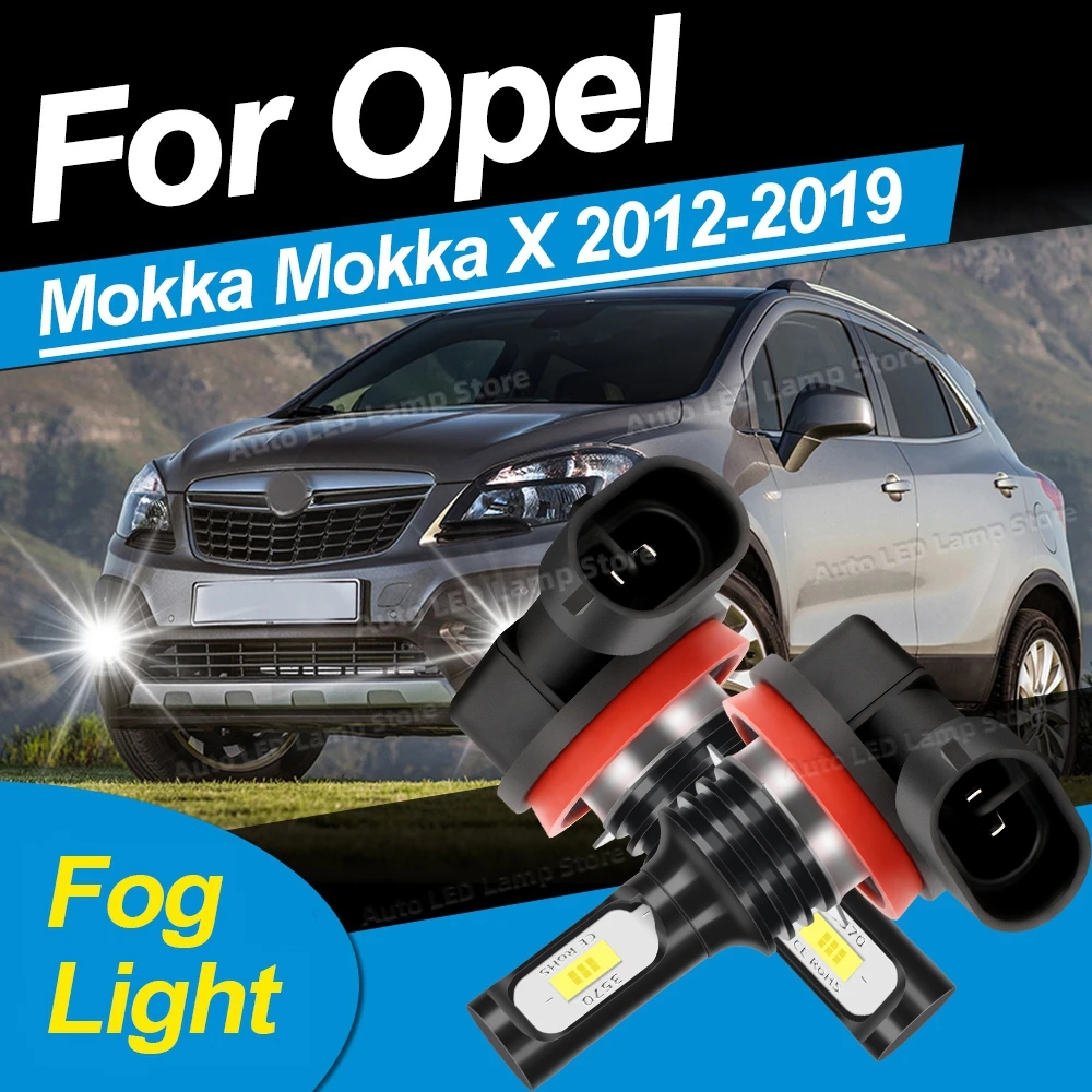 

Для Opel Mokka Mokka X 2012 2013 2014 2015 2016 2017 2018 2019 2 шт. светодиодные лампы автомобиля передние противотуманные фары 20000LM ультра яркие лампы