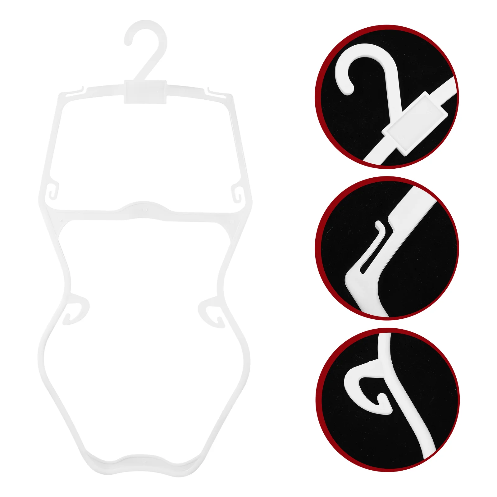 

5 Pcs Aldult Children's Suit Hanger Miss Baby Swimsuit Plastic Toddler Clothes Hangers