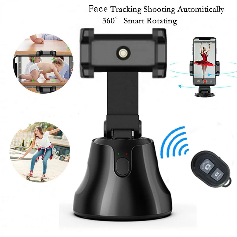 

Smart Bluetooth Selfie Stick Phone Gimbal Stabilizer 360° Rotation Shot Tripod Auto Face Tracking Shooting Phone Holder