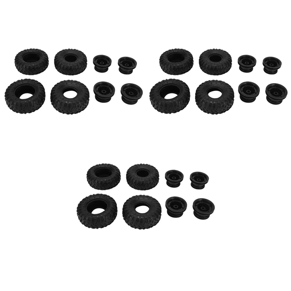 

12Pcs RC Car Tires Tyre Wheel Upgrades Accessories for MN D90 D91 D96 D99 MN90 MN99S 1/12 RC Car Spare Parts