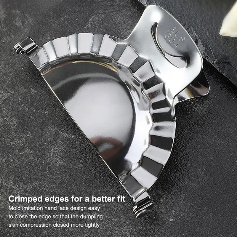 Изготовитель пельменей из нержавеющей стали портативная ручная моющаяся форма