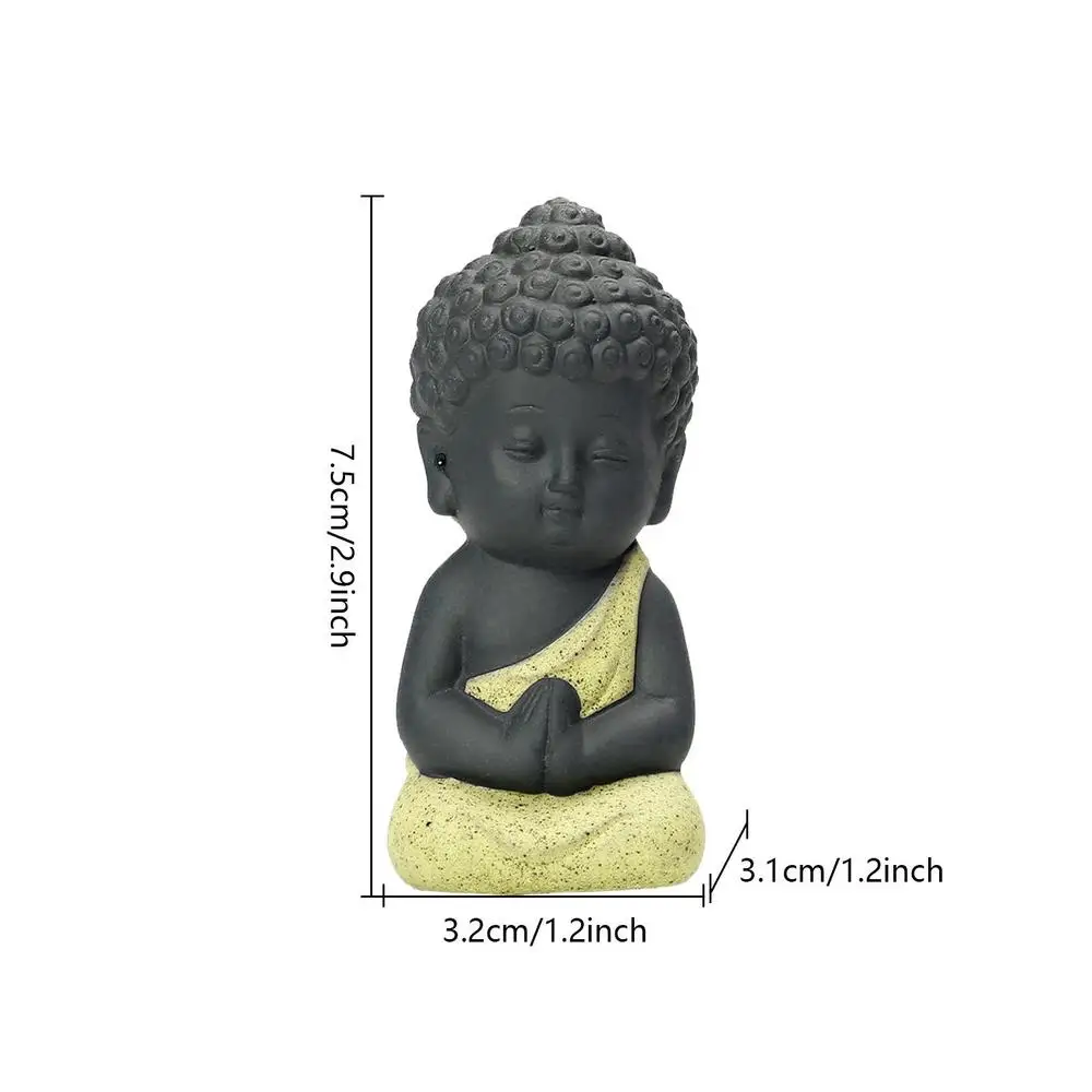 

Фигурки Будды из фиолетовой глины