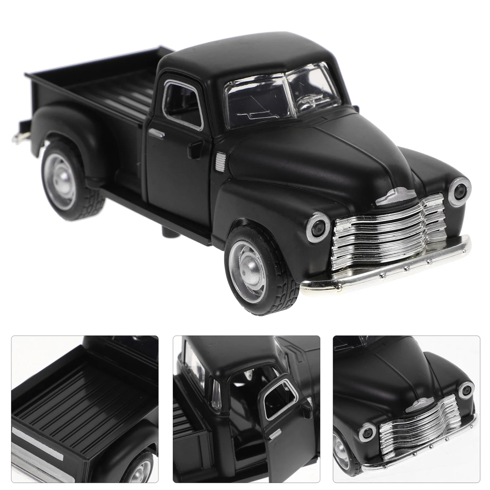 

Old Pickup Truck Boyfriend Gift Figurine Alloy Car Model Metal Vehicle Model Table Centerpiece Christmas Red Truck