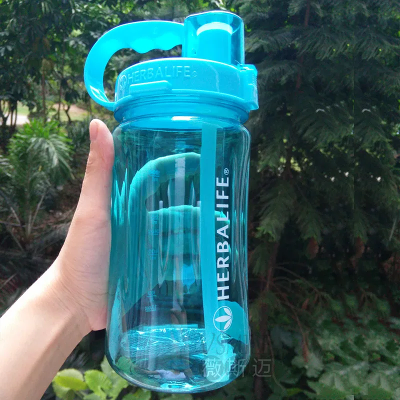 

Free Shipping 1L Oversized Water Bottle 1000ml Frozem Portable Space Bottle Herbalife Sports Nutrition Custom Shaker Bottle