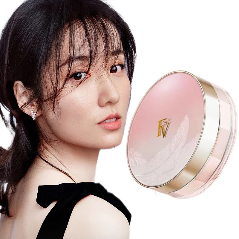 

FV жемчужная минеральная натуральная рассыпчатая пудра с отделкой для супер-лица, искусственная пудра для макияжа с контролем жирности, япо...