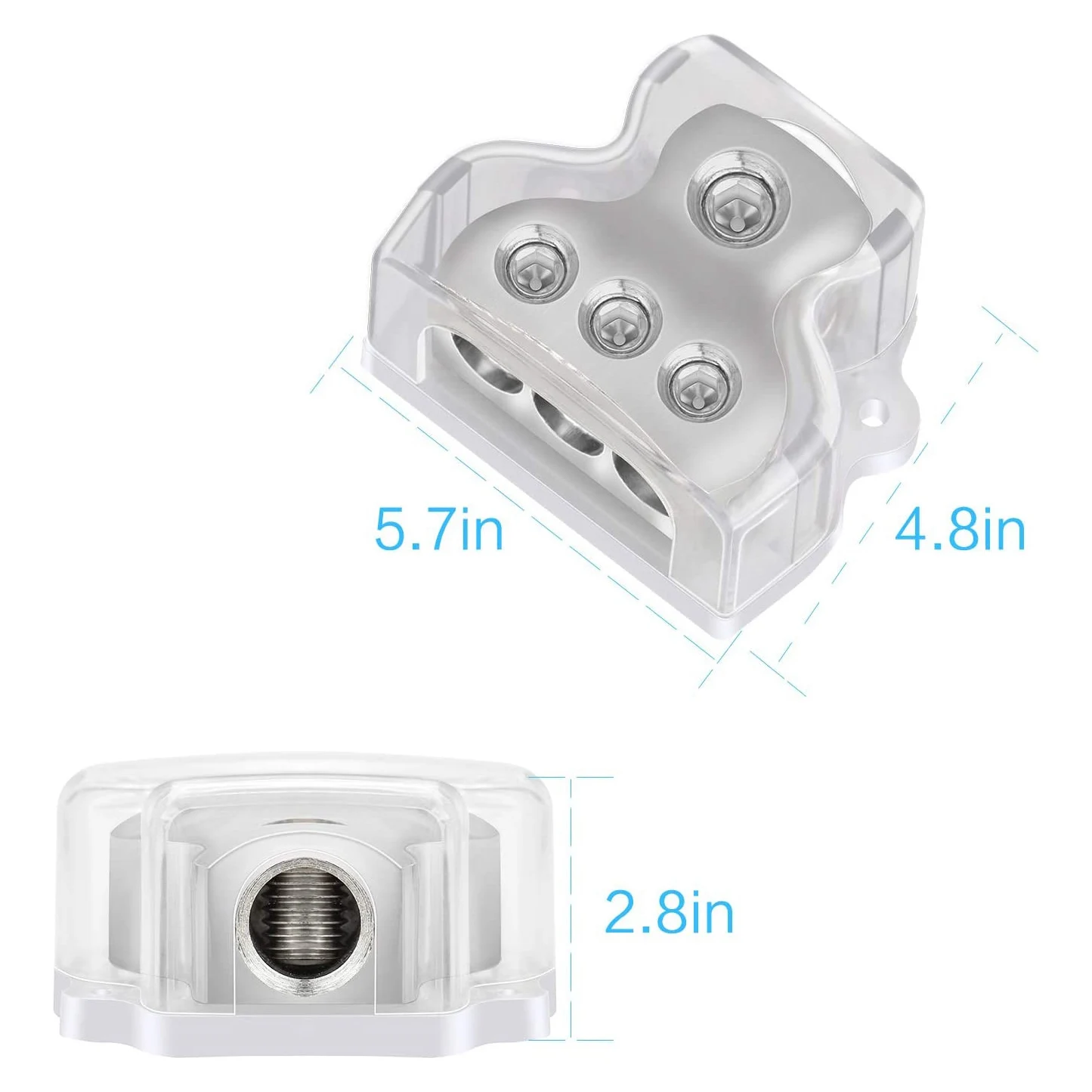 3-контактный блок распределения питания 1X0 измерительный блок/3X4Gauge Out Amp