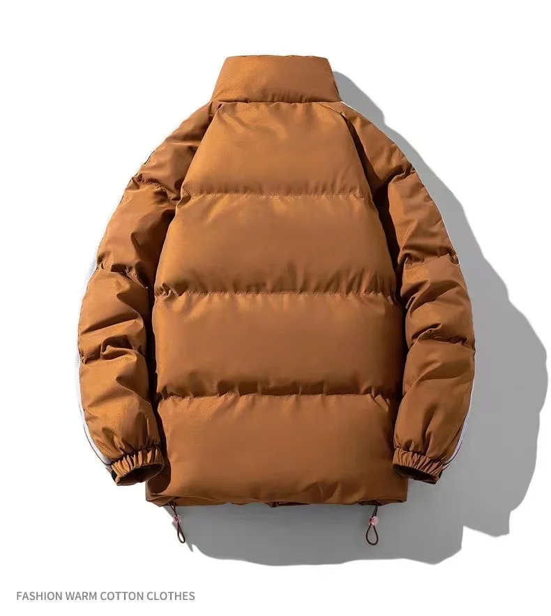 New Winter Warm Men's Jacket Coat  Men's Casual Short Thick Cotton Clothes Men's Stand Collar Down Padded Jacket Plus Size M-6XL