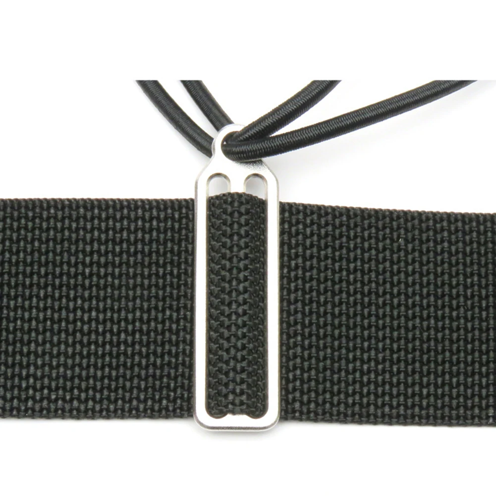 

Durable Buckle Slide Buckle Stainless Steel 1 Pcs 10g 68*18*2mm Anti-corrosion Lightweight Silver Outdoor Sports