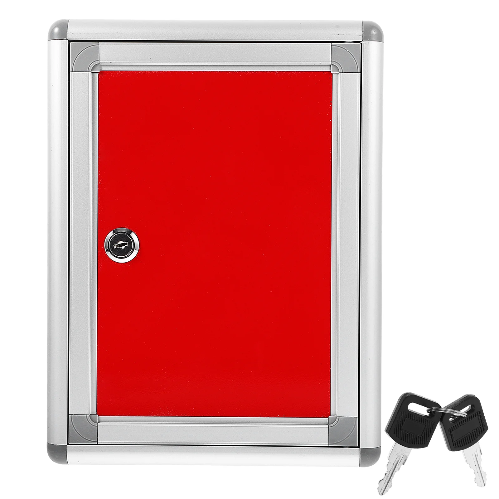 

Metal Letter Box Suggestion Bin: Metal Drop Box Stainless Steel Mailbox with Key Wall Mount Locking Mailbox Office Business
