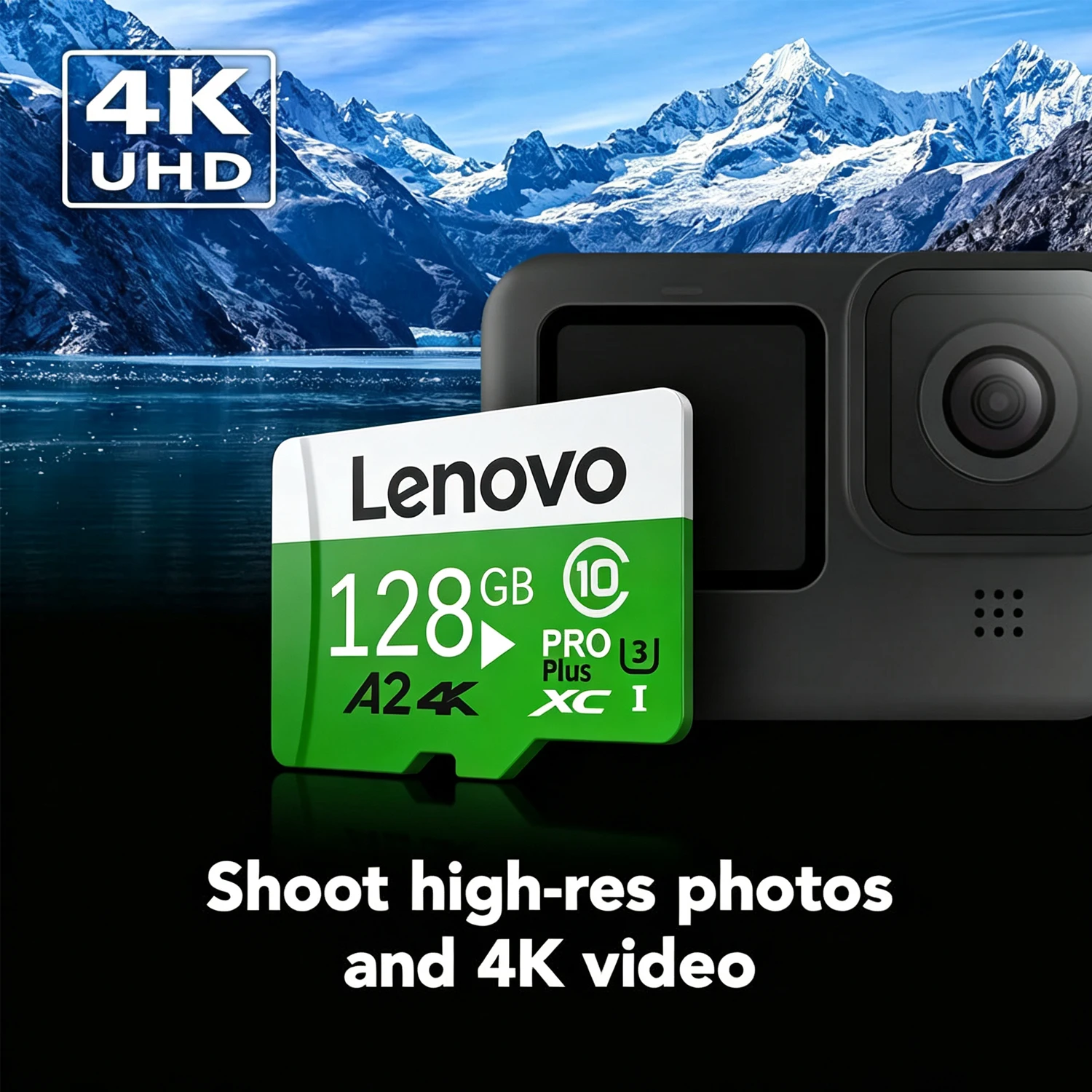 Фото Карта памяти Lenovo Extreme Pro Micro SD 512 ГБ, TF-карты 128 ГБ, 256 ГБ, V60 U3, флеш-карта 4K Full HD для камер и дронов №5