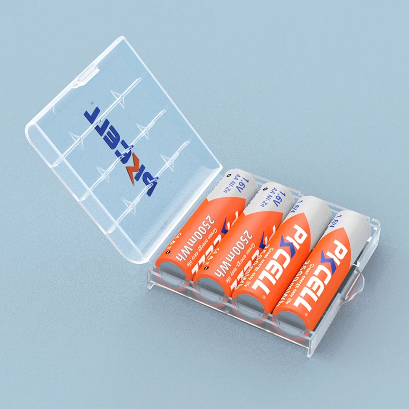 4/8/12/16/20 шт., перезаряжаемые батарейки AA NIZN 1,6 в и держатель батарейки AA/AAA для камеры, игрушек, фонарика