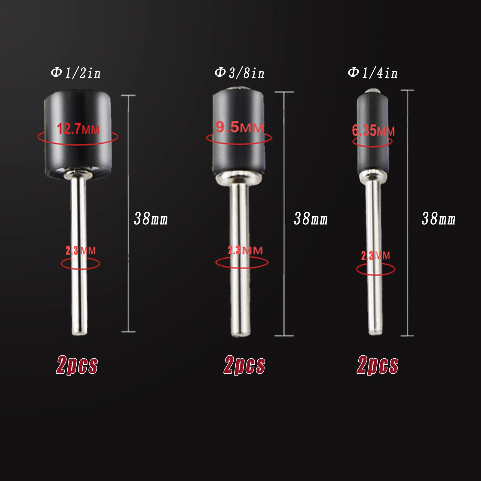 

Шлифовальные барабаны для Dremel 80-600 grit