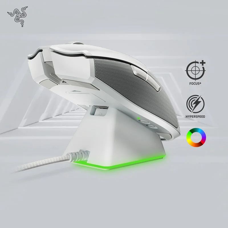 

Original Razer Viper Ultimate HyperSpeed Wireless Gaming Mouse With Charging Dock - 20K DPI Optical Sensor - Mercury