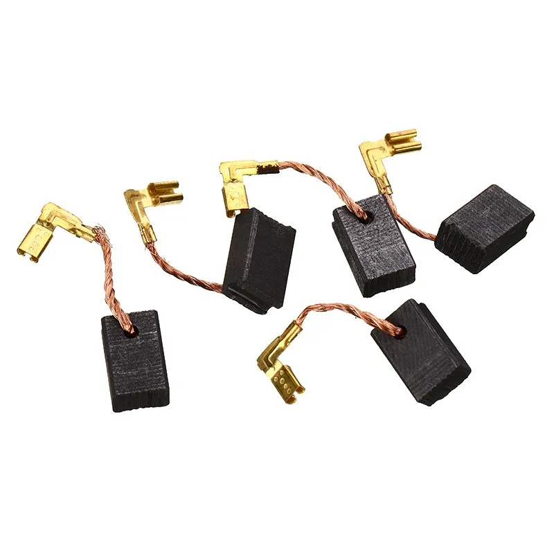 Best Cheap Hot Sale On Sale 2021 New 5pcs 6mm * 9mm * 13.5mm Angle Grinder Carbon Brushes Spare Parts For GA5030 CB-459