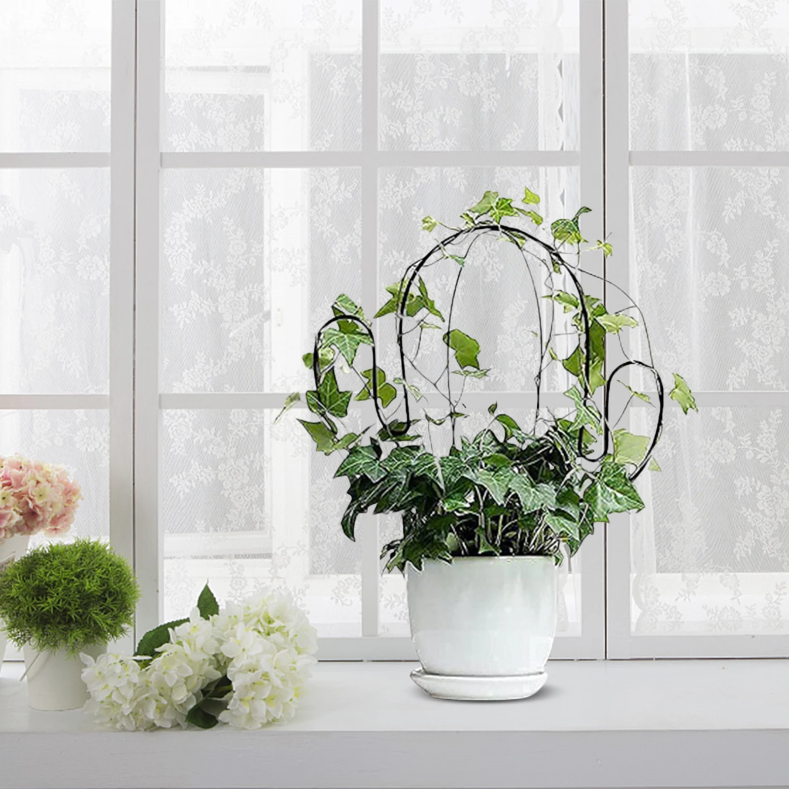 

Cactus Shaped Metal Plant Trellis Support Wire Decorative Plants Climbing Holder Rack For Potted Plants Flowers Indoor
