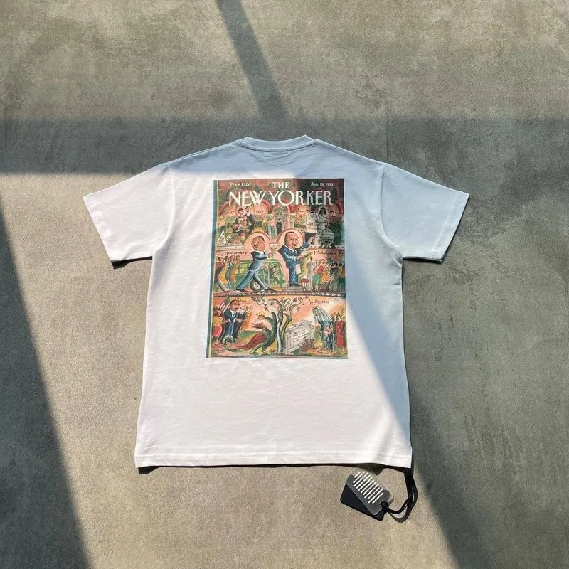

Kith T-shirt Pure Cotton Print Street Fashion Men Women 1:1 High Quality Loose Short Sleeves