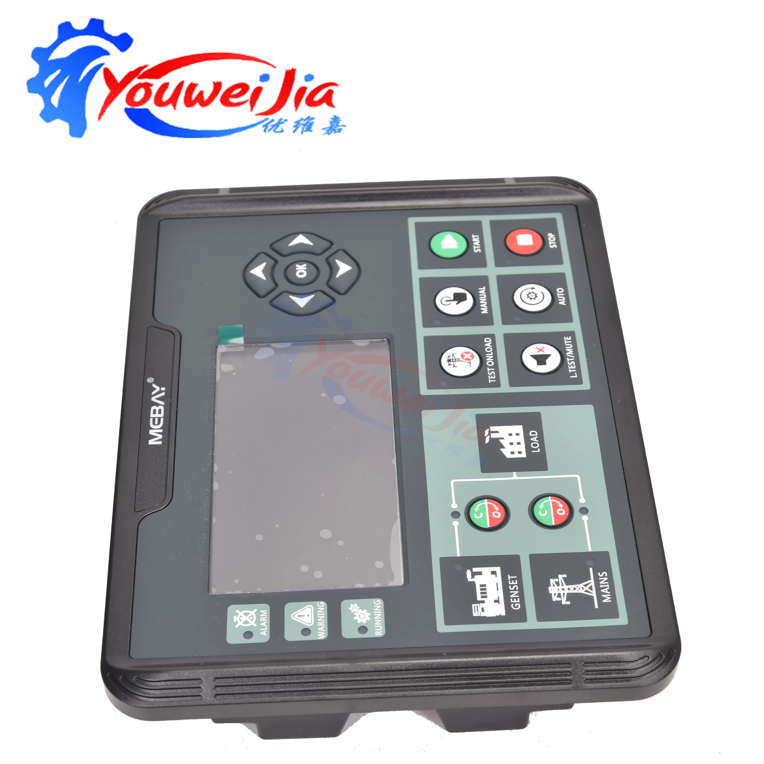 Фото Контроллер генератора DC70D DC72D DC70DR DC72DR MK2 для дизельных генераторов, запасные части, панель управления с ЖК-дисплеем и функцией автозапуска №5
