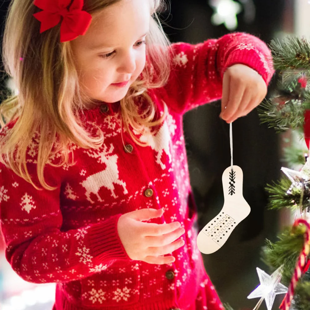 4 шт. модель для вязания носков деревянные модели ручная форма тканые чулки