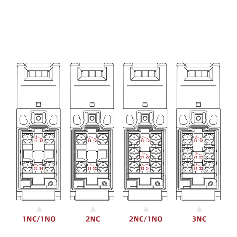 Дверной выключатель безопасности 1NC/NO/2NC/1NO 3NC -30 ° -70 ESDS-D11 Omron D4NS-1AF 1BF 1CF 1DF CLASS II
