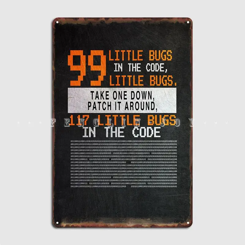 

Software Developer Metal Plaque Poster Garage Club Wall Plaque Club Home Retro Tin Sign Poster