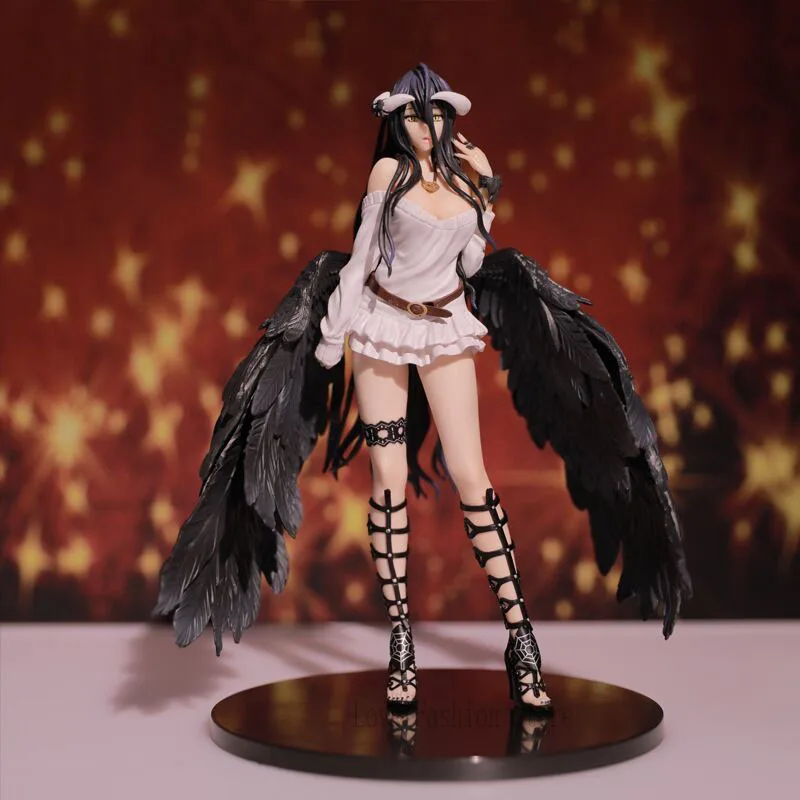 

Cool 21cm Overlord Albedo So-Bin Anime Figure Overlord III Albedo Action Figure Albedo Figurine Ainz Ooal Gown Figure Toys