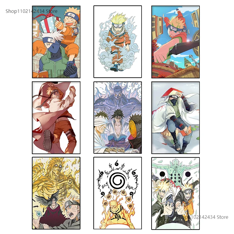 

Classic Anime Canvas Painting Naruto Sasuke Wall Art Nordic Posters and Prints Wall Pictures Room Living Room Home Decoration