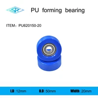 the manufacturer supplies polyurethane forming bearing pu620150 20 rubber coated pulley 12mm50mm20mm