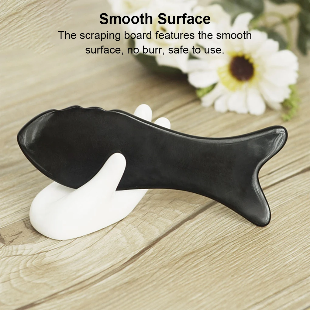 

Scrapping Plate Fish Shaped Scrap Plates Tool Skin Massage Accessory Neck Back Body Treatment Therapy Massager