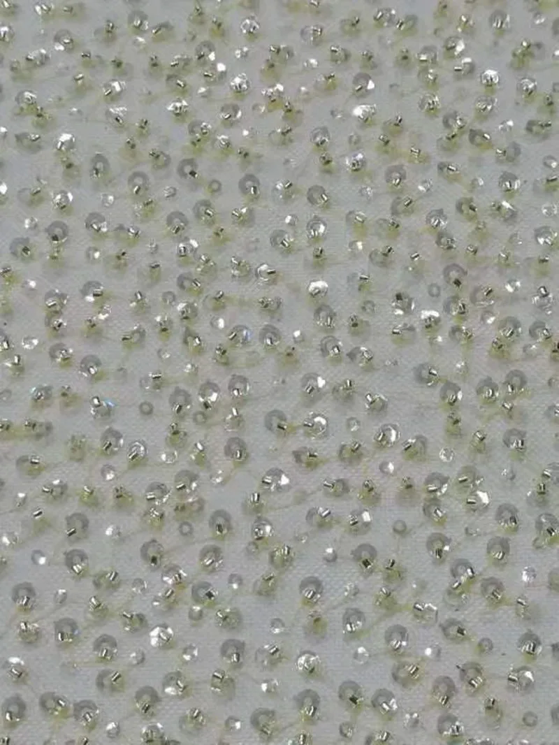 Новая высококачественная Роскошная сетка с бусинами и жемчужинами блестками