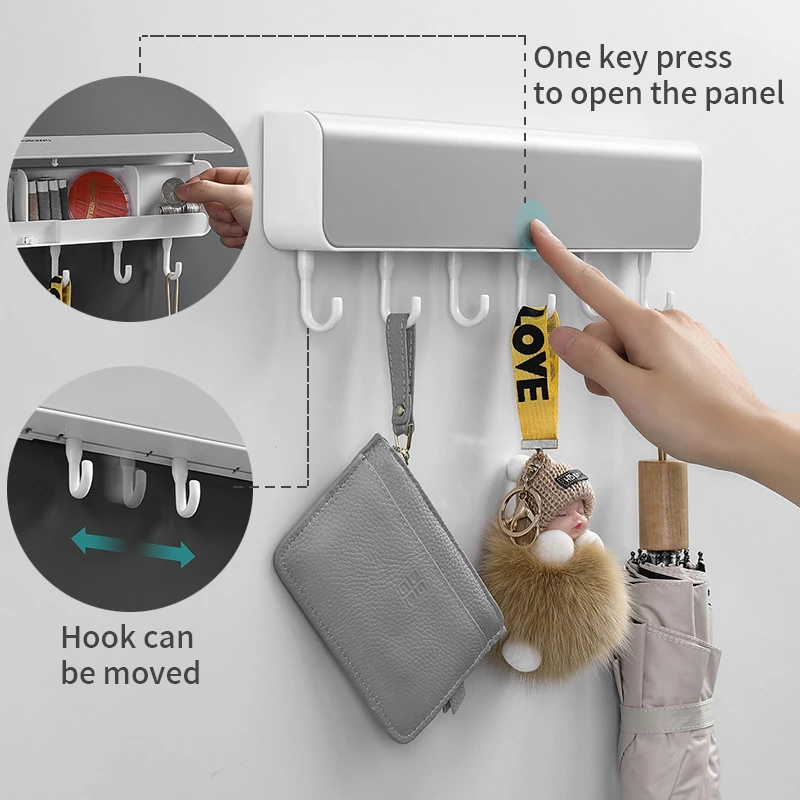 

Creative Wall Hanging Rack Wall Hooks Kitchen Accessories Shelf Home Organization And Storage Bathroom Organizer Towel Holder