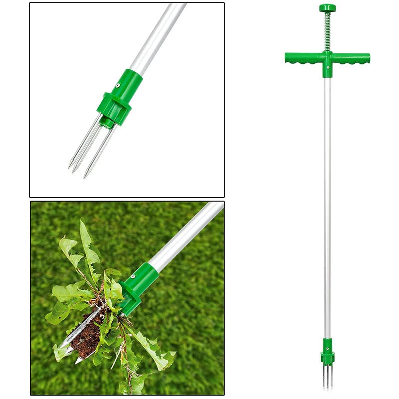 

Long Handle Lawn Weeder Weed Remover Durable Garden Outdoor Yard Grass Root Puller Tools Garden Plants Elements