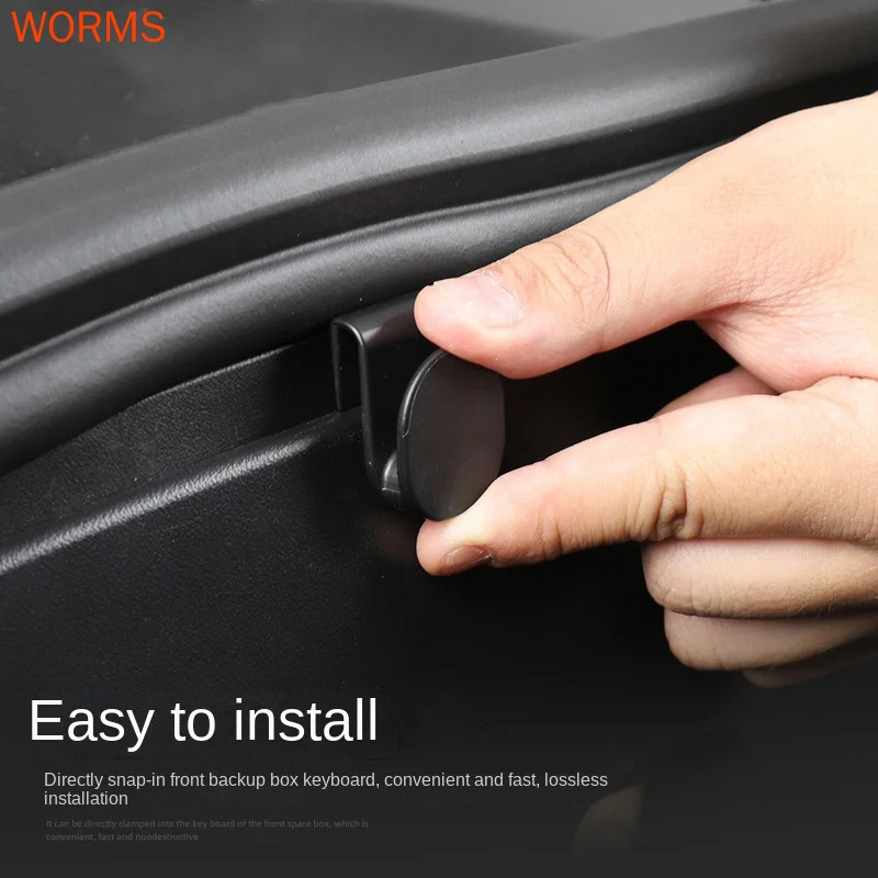

Tesla ModelY front spare case hook storage hook load bearing clamps hanger car interior accessories