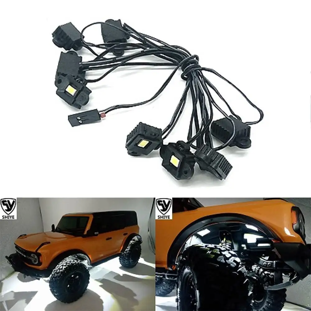 Для Trax/as Trx-4 92076-4 Bronco фонари шасси 1/10 гусеничный альпинистский автомобиль детали