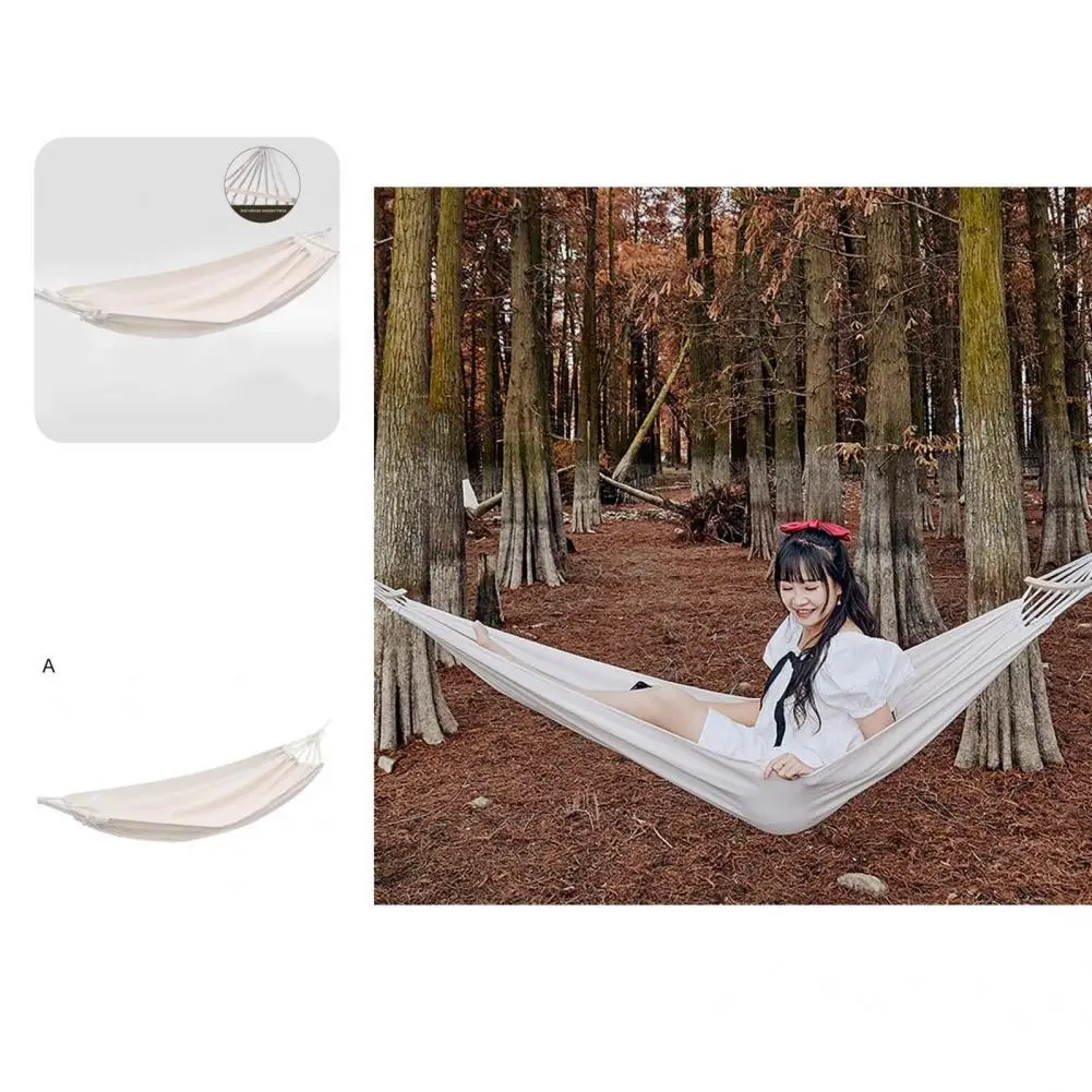 

Compact Useful Sweat Absorbent Tree Hammock 4 Styles Outdoor Hammock Soft-touching for Indoor