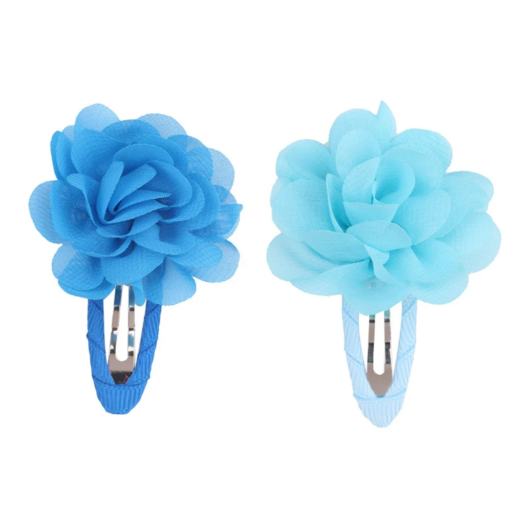 

Barrettes for Fine Hair Snap Hair Clips for Kids Wedding Hairpins Jaw Clips for Hair Chiffon Flower Hair Clips for Girls