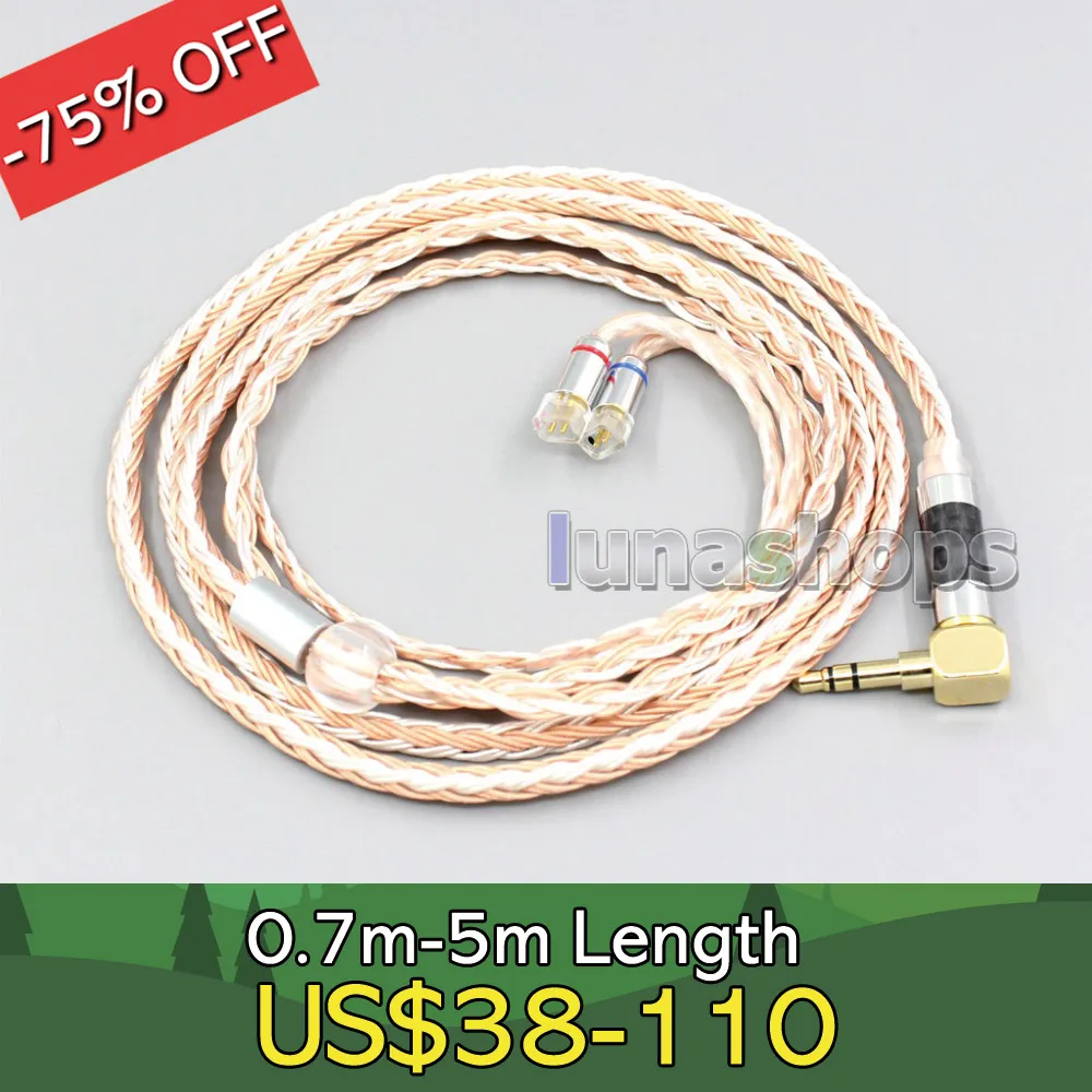 

16 Core Silver Plated OCC Mixed Earphone Cable For UE11 UE18 pro QDC Gemini Gemini-S Anole V3-C V3-S V6-C LN006709