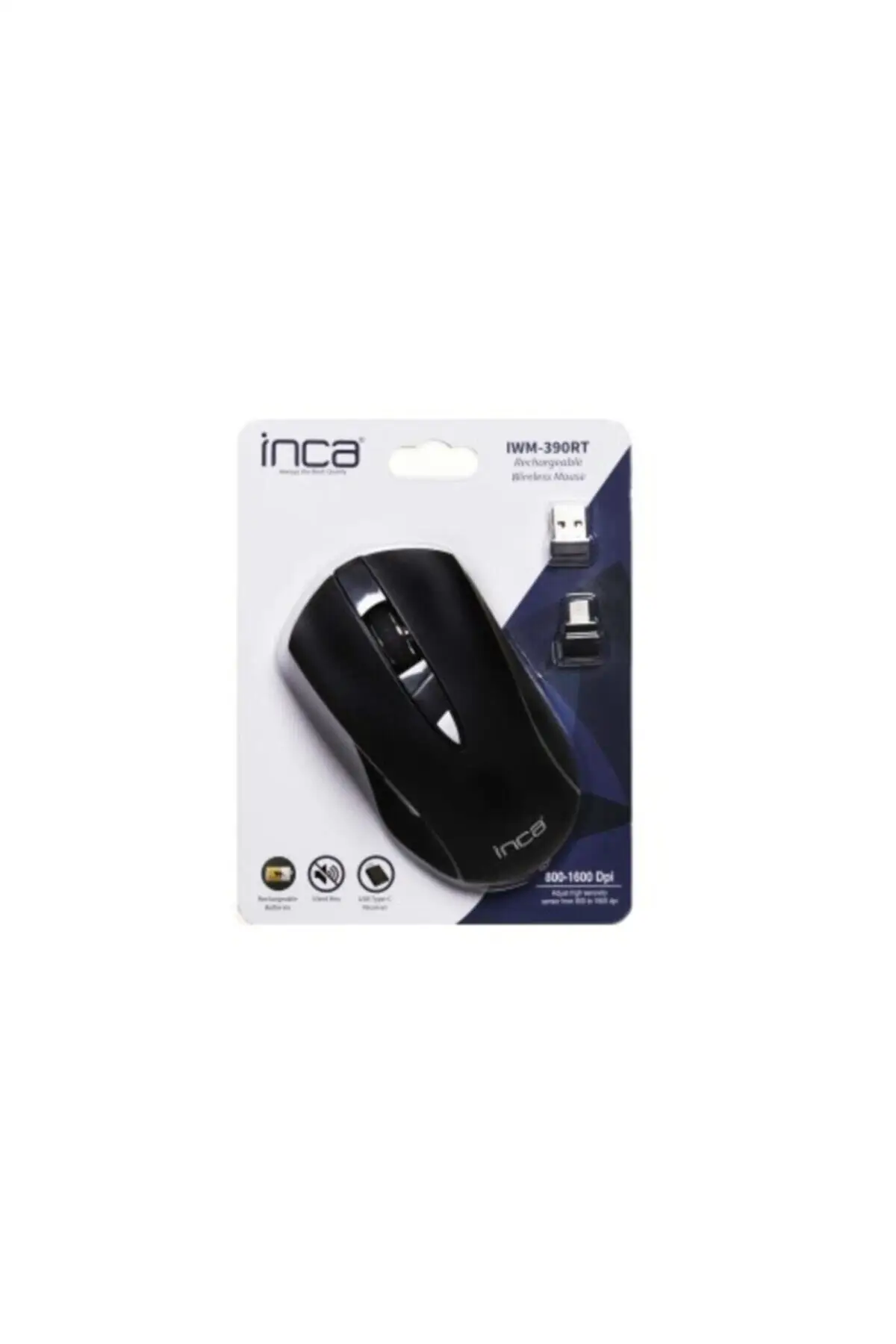 

Black Silent rechargeable Iwm-390rt Rgb Silent Type-c-usb Wireless Mouse