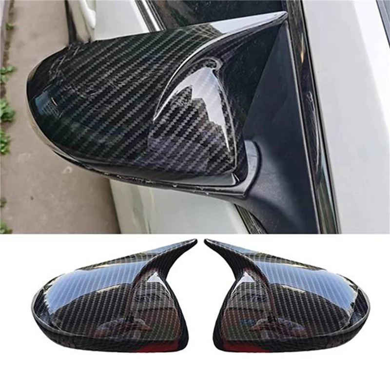 

Car Styling Side Rearview Mirror Cover for Mazda 6 2009-2015 Mirror Modified Horns Carbon Fiber Shell Reverse Caps B