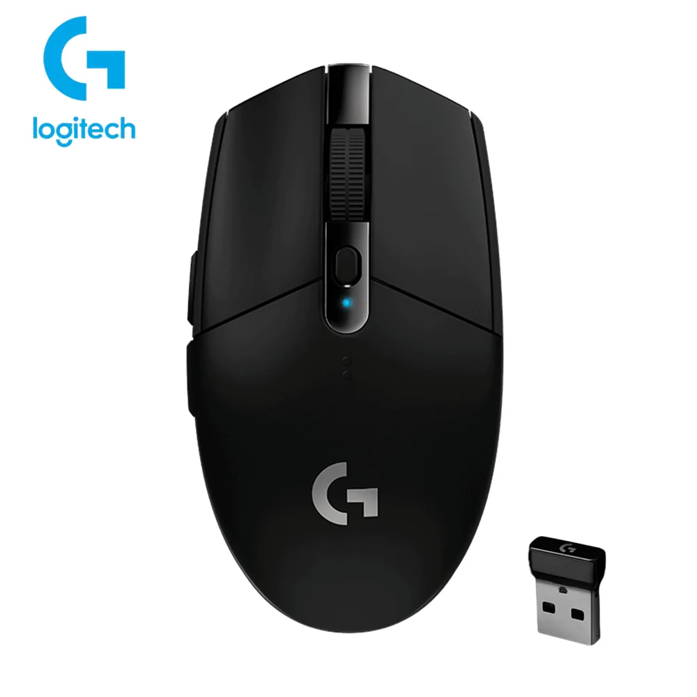 Logitech G304 G305 Original LIGHTSPEED Wireless Gaming Mouse Hero 12K Sensor 12000 DPI 6 Programmable Buttons 250h Battery Life