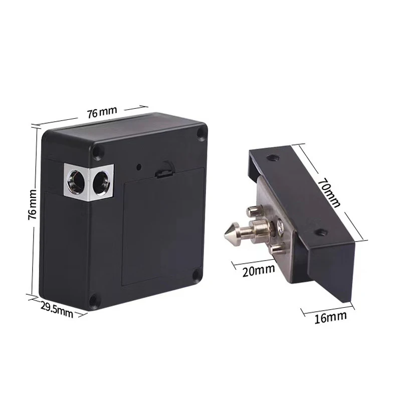 

T8 Intelligent IC Card TTLock APP Cabinet Locker Unlock Smart Drawer Lock Hole-free Invisible lock Drawer Cabinet Universal