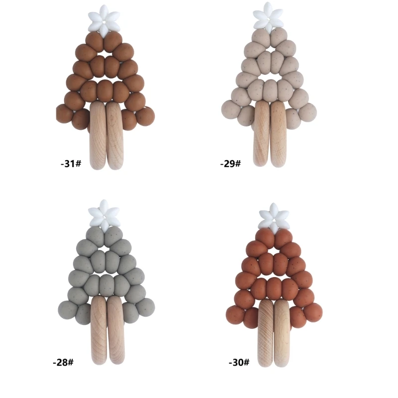 

Baby Teether Toy Nursing Teething Bead Newborn Molar Chewing Soothing Teether