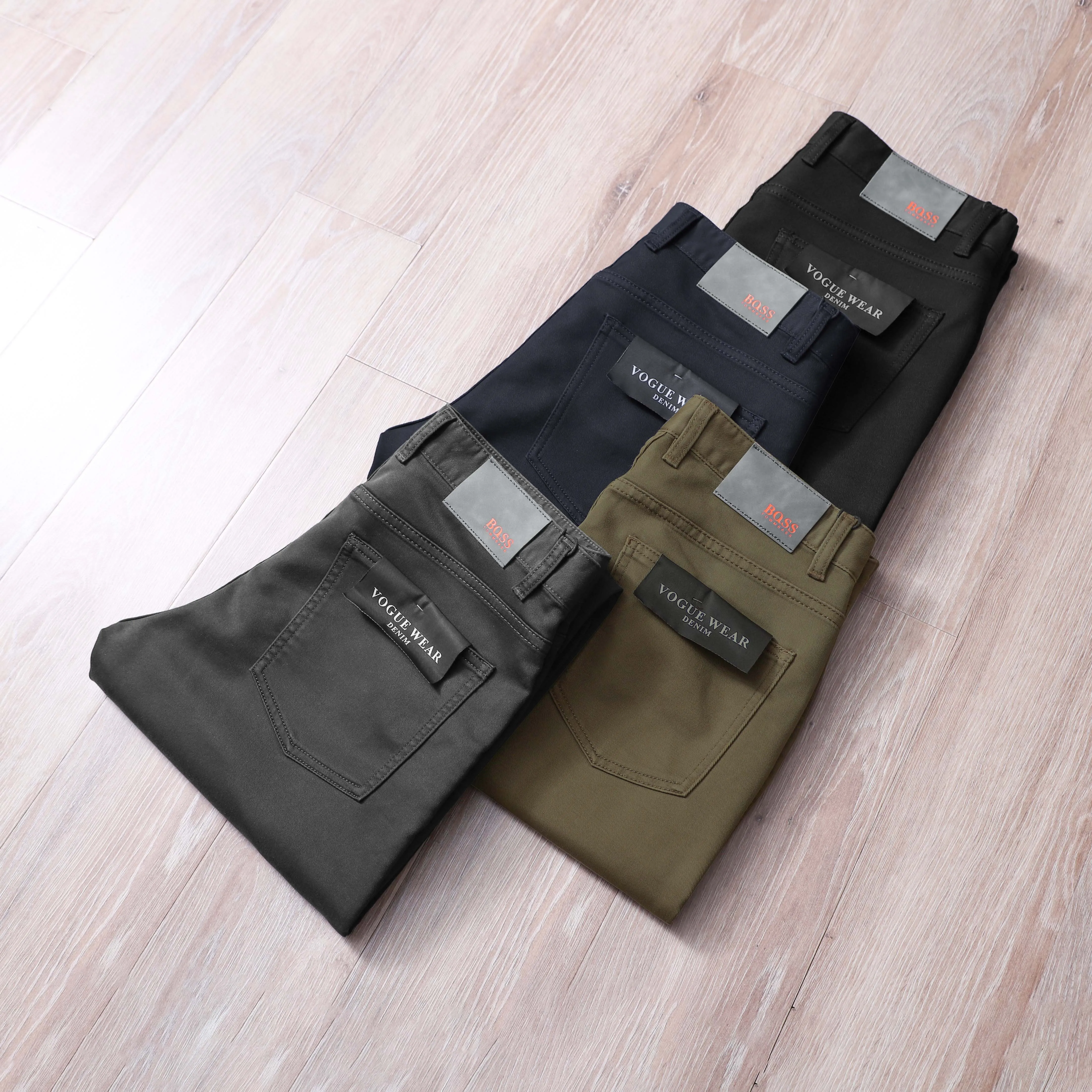 Новые зимние повседневные брюки мужские прямые деловые высококачественные