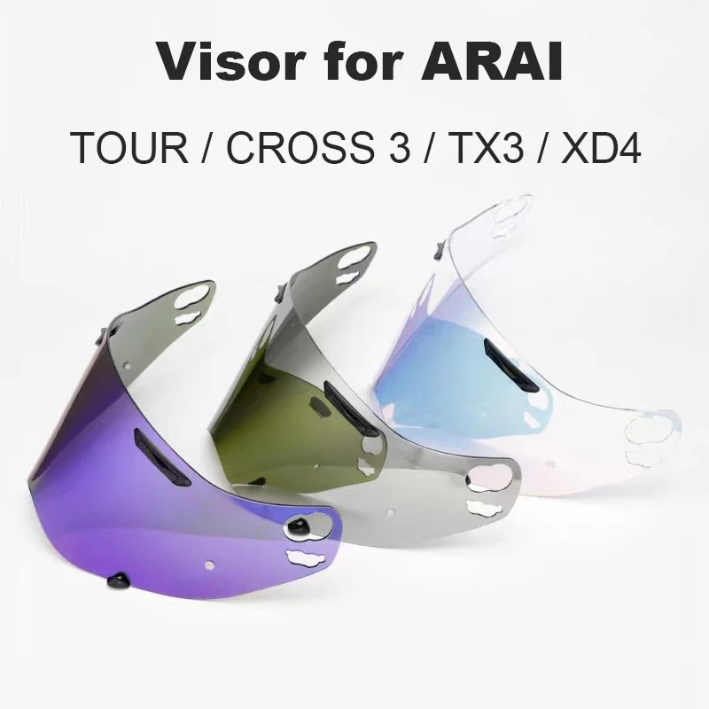 

Helmet Visor For ARAI TOUR CROSS3 TX3 XD4 Motorcycle Helmets Vision Lens Case For CROSS3 Helmet Lens Windshield Moto Accessories