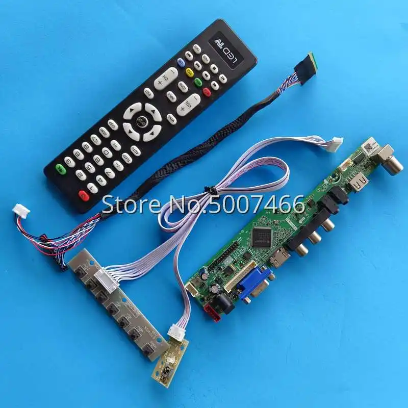 

Fit N173O6-L01 L02 LCD Controller Board DIY Kit LVDS 40Pin AV VGA USB HDMI-Compatible 17.3" 1600*900 LED Screen TV Analog Signal