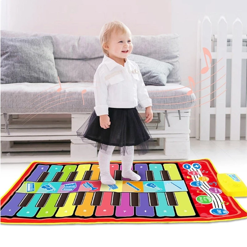 

Детский игровой коврик для ползания, с музыкальной клавиатурой